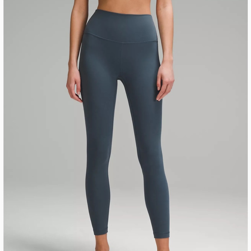 lululemon Wunder Under High-Rise Pant 25" - Iron Blue - Size 8